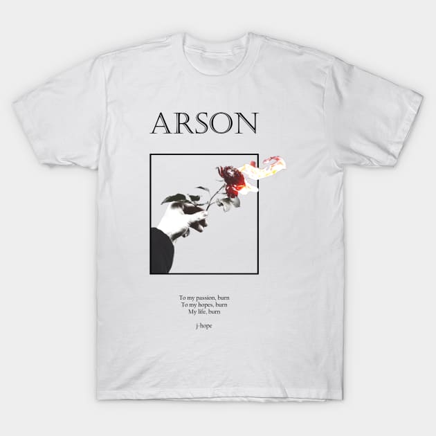 Arson 1 Black T-Shirt by ZoeDesmedt